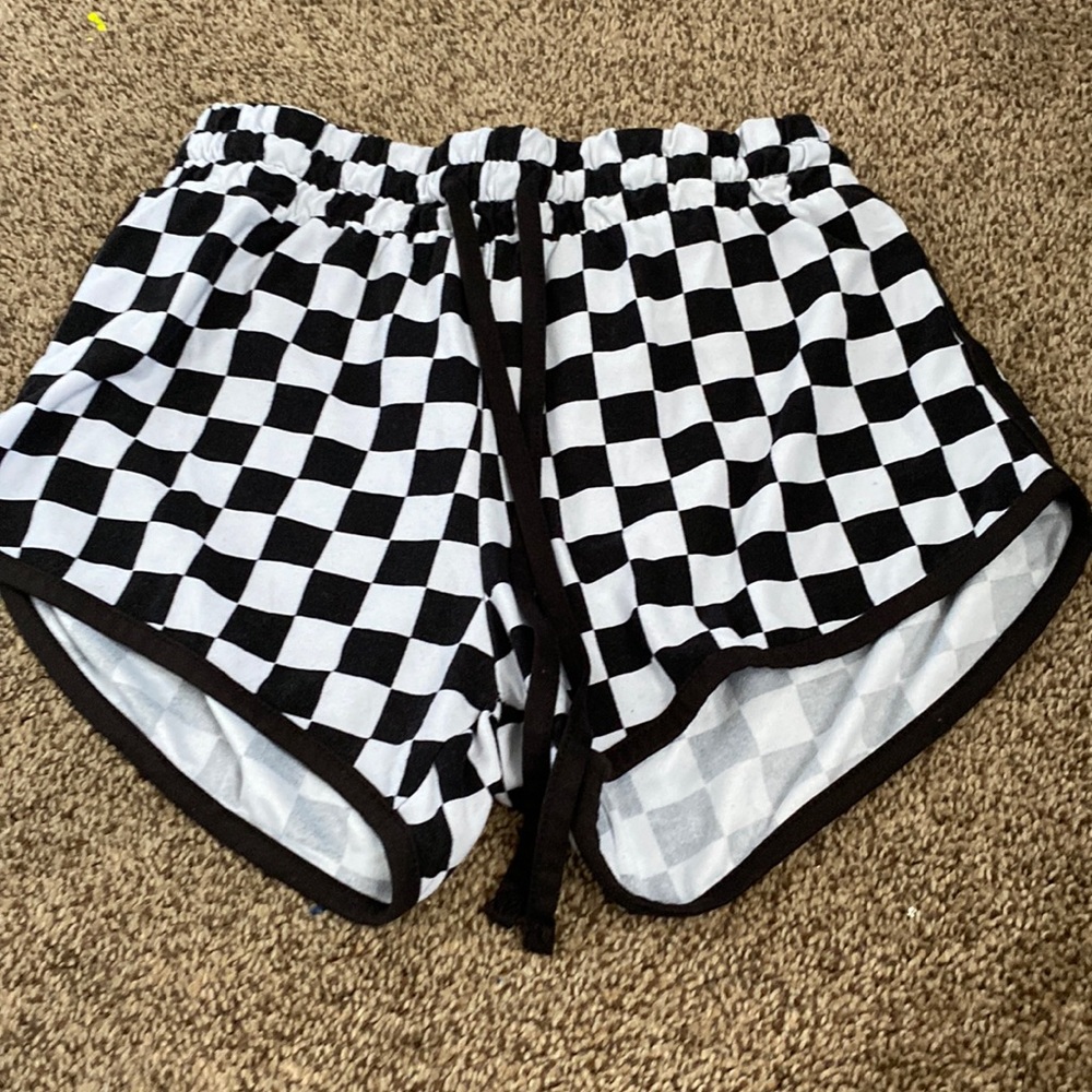 Checkered shorts